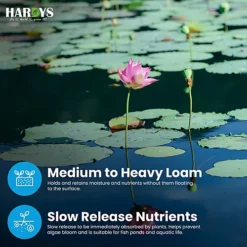 Aquatic Water Pond Compost Soil Plants Growing Heavy Loam-Based Potting Soil - 20L -Outsunny Garden Zone aquatic water pond compost soil plants growing heavy loam based potting soil 20l5055521177194 03c MP