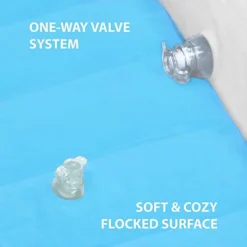 Avenli 85410 Blue Coloured Single Sized Kids Airbed -Outsunny Garden Zone avenli 85410 blue coloured single sized kids airbed5025301854102 04c MP