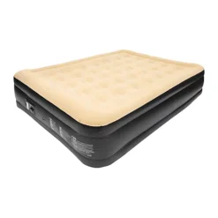 Avenli 88030 High Raised Queen Sized Flocked Airbed With Built-In Pump