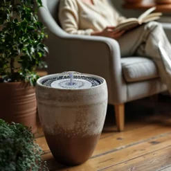 Award-Winning Hydria Rechargeable Battery Fountain Kit - Turn Any Pot Into A Water Feature