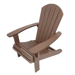 Bjorn Adirondack Lounger - Dark Brown -Outsunny Garden Zone bjorn adirondack lounger dark brown5059742061874 03c MP
