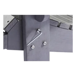 Bjorn Adirondack Lounger - Grey 5 Bjorn Adirondack Lounger - Grey -Outsunny Garden Zone bjorn adirondack lounger grey5053360869539 03c MP