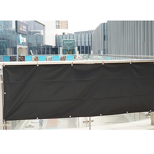 Black Garden Privacy Screen Net Fence Balcony Sun Shade Windbreak UV Panel Cover 0.75 X 3m 3 Black Garden Privacy Screen Net Fence Balcony Sun Shade Windbreak UV Panel Cover 0.75 X 3m - Image 3