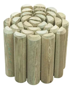 Blooma Bakassi Pine Edging Roll (H)25cm (L)2m