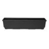Blooma Florus Black Plastic Bell Rectangular Trough