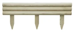 Blooma Gydan Pine Horizontal Log Edging (H)20cm (L)1m