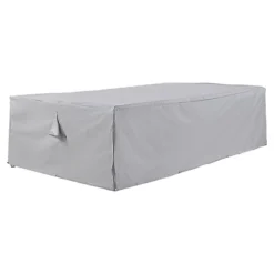 Blooma Large Grey Rectangular Table Cover 240cm(L) 60cm(H) 120cm(W)