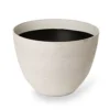 Blooma Momoka Taupe Stone Effect Plastic Circular Plant Pot (Dia)40cm