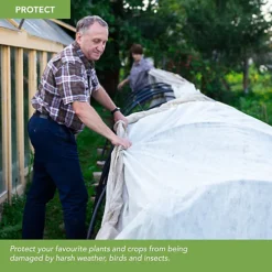 BLOSTM Garden Fleece 2 X 5M Plant Protection 6 BLOSTM Garden Fleece 2 X 5M Plant Protection -Outsunny Garden Zone blostm garden fleece 2 x 5m plant protection5060914440687 03c MP