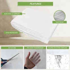 BLOSTM Garden Fleece 2 X 5M Plant Protection 7 BLOSTM Garden Fleece 2 X 5M Plant Protection -Outsunny Garden Zone blostm garden fleece 2 x 5m plant protection5060914440687 04c MP