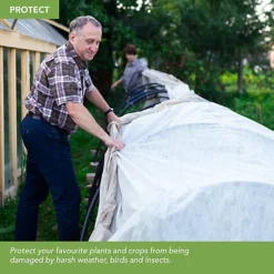 BLOSTM Garden Fleece 30Gsm 2 X 10M -Outsunny Garden Zone blostm garden fleece 30gsm 2 x 10m0745499646512 03c MP