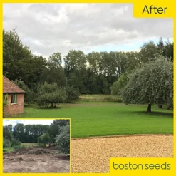 BS Slow Grow And Wildflower Companion Grass Seed (5 X 20kg) -Outsunny Garden Zone bs slow grow and wildflower companion grass seed 5 x 20kg 00004061 03c MP