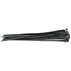 Draper Cable Ties, 4.8 X 300mm, Black (Pack Of 100) (70397)