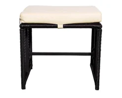 CANNES Black 12 Seater Cube Table 7 CANNES Black 12 Seater Cube Table -Outsunny Garden Zone cannes black 12 seater cube table5020125297524 04c MP