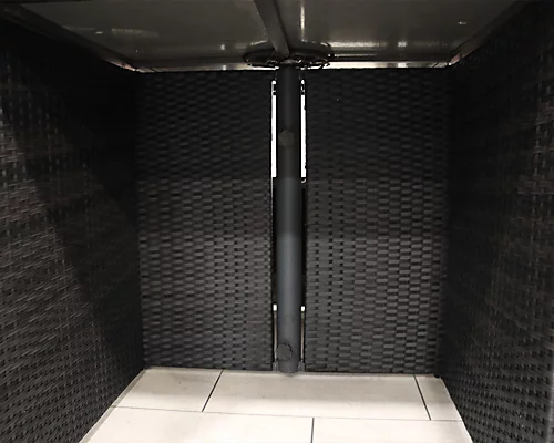 CANNES Ebony Black Deluxe 10 Seater Cube Set 3 CANNES Ebony Black Deluxe 10 Seater Cube Set - Image 3