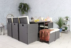 Cannes Grey 10 Seater Cube Set 7 Cannes Grey 10 Seater Cube Set -Outsunny Garden Zone cannes grey 10 seater cube set5020125297548 04c MP