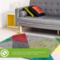 Cat Spikes And Cat Scat Mat For Cat Deterrent And Anti Cat Mat (2M X 30cm Roll) -Outsunny Garden Zone cat spikes and cat scat mat for cat deterrent and anti cat mat 2m x 30cm roll 5060766071244 04c MP