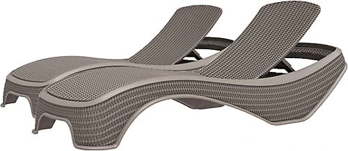 Centurion Supports MALDIVES Grey Prestigious Outdoor Rattan-Style Adjustable Sun Lounger Pair Fully Assembled 3 Centurion Supports MALDIVES Grey Prestigious Outdoor Rattan-Style Adjustable Sun Lounger Pair Fully Assembled - Image 3