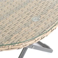 Clay Rattan Bistro Set & Coffee Table - 2 Seat Grey/Brown Patio Garden Furniture 7 Clay Rattan Bistro Set & Coffee Table - 2 Seat Grey/Brown Patio Garden Furniture -Outsunny Garden Zone clay rattan bistro set coffee table 2 seat grey brown patio garden furniture5056337106651 04c MP