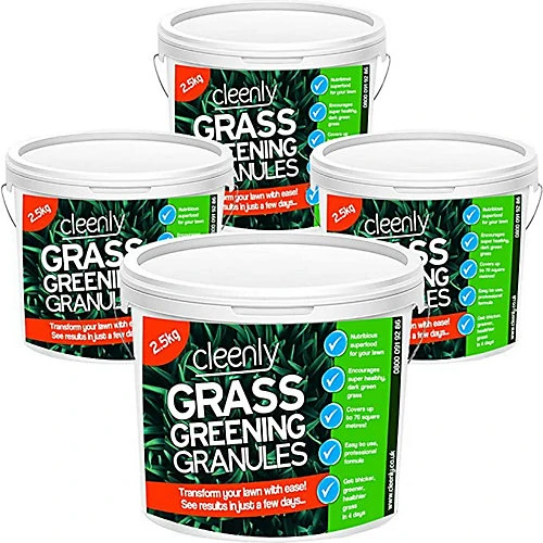 Cleenly Grass Greening Granules Lawn Fertiliser - Superfood To Make Grass Greener, Stronger & Healthier 10kg 1 Cleenly Grass Greening Granules Lawn Fertiliser - Superfood To Make Grass Greener, Stronger & Healthier 10kg