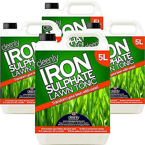 Cleenly Iron Sulphate Lawn Tonic Liquid - Transforms Lawns, Hardens Turf And Greens Grass 20L 1 Cleenly Iron Sulphate Lawn Tonic Liquid - Transforms Lawns, Hardens Turf And Greens Grass 20L
