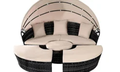 Comfy Living 210cm Sun Island In Black