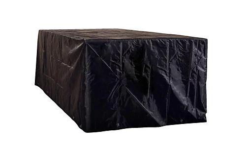 Comfy Living 9 Piece Cube Rattan Dining Set Chocolate With Cover 2 Comfy Living 9 Piece Cube Rattan Dining Set Chocolate With Cover - Image 2