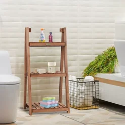 Costway 3-Tier Folding Flower Stand Rack Wooden Flower Pot Shelf Portable Plant Stand Organizer Staircase Display Shelves -Outsunny Garden Zone costway 3 tier folding flower stand rack wooden flower pot shelf portable plant stand organizer staircase display shelves6085649679088 03c MP