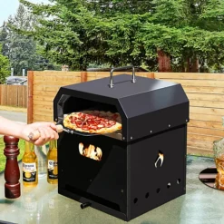 Costway 4-in-1 Outdoor Pizza Oven 2-Layer Detachable Grill Oven & Fire Pit 7 Costway 4-in-1 Outdoor Pizza Oven 2-Layer Detachable Grill Oven & Fire Pit -Outsunny Garden Zone costway 4 in 1 outdoor pizza oven 2 layer detachable grill oven fire pit9984709878188 04c MP