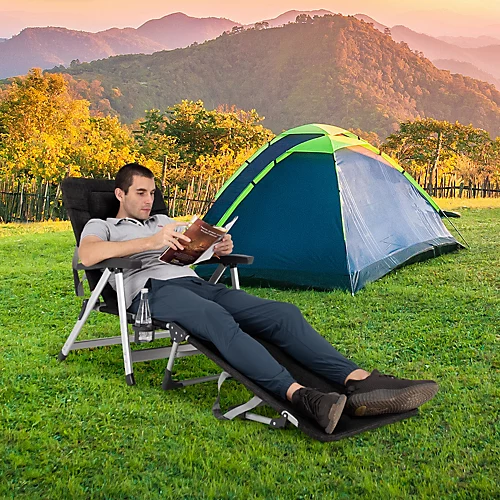 Costway Folding Chaise Lounger Outdoor Patio Reclining Lounge Chair W/ Cup Holder 1 Costway Folding Chaise Lounger Outdoor Patio Reclining Lounge Chair W/ Cup Holder