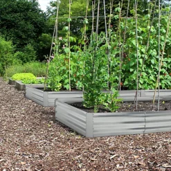 Costway Galvanized Raised Garden Bed Large Metal Planter Box For Vegetable Flower Herb -Outsunny Garden Zone costway galvanized raised garden bed large metal planter box for vegetable flower herb6085650609432 04c MP
