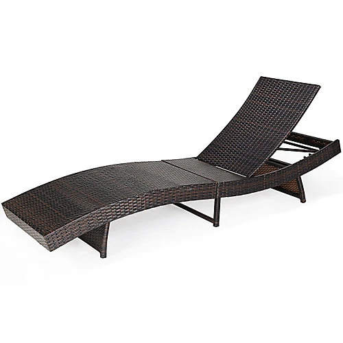 Costway Patio Rattan Chaise Lounge Chair Folding Reclining Wicker Chair 2 Costway Patio Rattan Chaise Lounge Chair Folding Reclining Wicker Chair - Image 2
