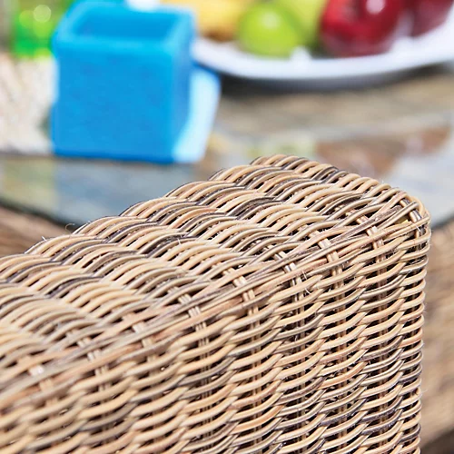 Cozy Bay Chicago Rattan 6 Seater Deluxe Modular Lounge Set In 4 Seasons With Brown Cushions 4 Cozy Bay Chicago Rattan 6 Seater Deluxe Modular Lounge Set In 4 Seasons With Brown Cushions - Image 4