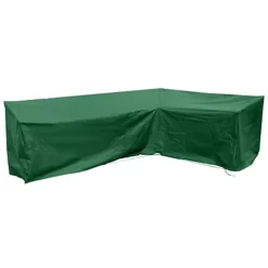 Cozy Bay Large Right-Hand L Shape Sofa Cover In Green