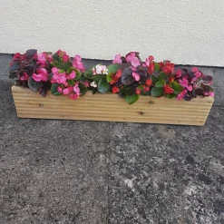 Decking Garden Window Box Planter 15cm X 17.5cm - 120cm