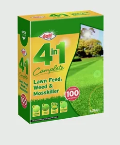 DOFF F-LM-100-DOF Complete Lawn Feed, Weed & Moss Killer 3.2kg DOFLM100
