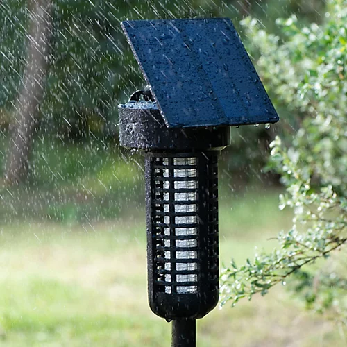 Dual Powered Garden Insect Killer Lamp - Solar Or USB Rechargeable Staked Rainproof Zapper With 15 LEDs - Zap Flies, Midges & Bugs 4 Dual Powered Garden Insect Killer Lamp - Solar Or USB Rechargeable Staked Rainproof Zapper With 15 LEDs - Zap Flies, Midges & Bugs - Image 4