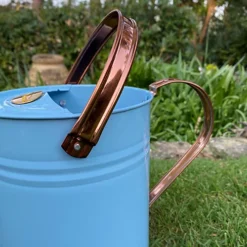 Duck Egg Blue & Copper Metal Watering Can (3.5 Litre) 6 Duck Egg Blue & Copper Metal Watering Can (3.5 Litre) -Outsunny Garden Zone duck egg blue copper metal watering can 3 5 litre 5060266599156 03c MP