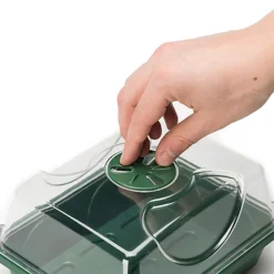 EarlyGrow Heated 2-Bay Propagator -Outsunny Garden Zone earlygrow heated 2 bay propagator0750536896850 04c MP