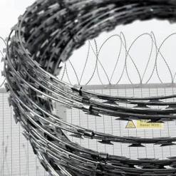 Easigear Razor Wire 65m Long 10m Coiled Concertina Type Security Barbed Fencing X 1 Roll 6 Easigear Razor Wire 65m Long 10m Coiled Concertina Type Security Barbed Fencing X 1 Roll -Outsunny Garden Zone easigear razor wire 65m long 10m coiled concertina type security barbed fencing x 1 roll5060164215745 03c MP