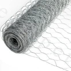 Easipet Galvanised Chicken Wire/Mesh Fencing For Rabbit Fence Garden 25mm X 120cm X 25m (22g)