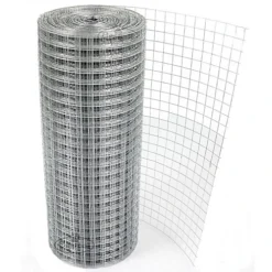 Easipet Galvanised Welded Wire Mesh Fence For Aviary Rabbit Hutch Chicken Run Coop Pet 1" X 1" X 24" X 30m (19g)