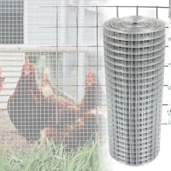 Easipet Galvanised Welded Wire Mesh Fence For Aviary Rabbit Hutch Chicken Run Coop Pet 1" X 1" X 24" X 30m (19g) -Outsunny Garden Zone easipet galvanised welded wire mesh fence for aviary rabbit hutch chicken run coop pet 1 x 1 x 24 x 30m 19g 5060164211969 03c MP