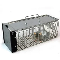 Easipet Humane Animal Trap For Vermine Rat/Squirrel Heavy Duty Metal Catcher -Outsunny Garden Zone easipet humane animal trap for vermine rat squirrel heavy duty metal catcher5060164219941 04c MP