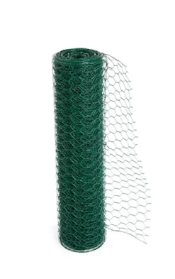 Easipet PVC Coated Mesh Green Chicken Rabbit Wire / Fencing Garden 50mm X 60cm X 25m