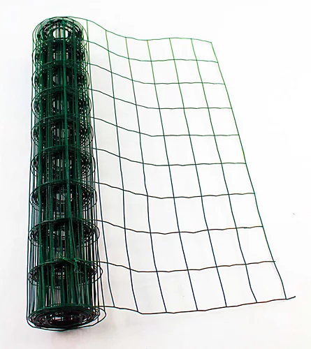 Easipet PVC Coated Wire Mesh Fencing Green Galvanised Garden Fence 120cm X 10m 3 Easipet PVC Coated Wire Mesh Fencing Green Galvanised Garden Fence 120cm X 10m - Image 3