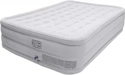 ECASA Premium, Extra High Flocked Surface Air Bed With Built In Electric Pump.