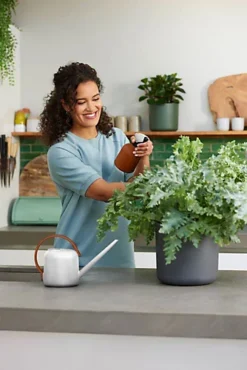 Elho B.for Soft Recycled Plastic 1.7L Watering Can In White -Outsunny Garden Zone elho b for soft recycled plastic 1 7l watering can in white8711904335243 04c MP