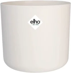 Elho B.for Soft Round 22cm Plastic Plant Pot In White