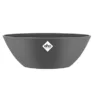 Elho Brussels Oval 36cm Plastic Plant Pot In Anthracite